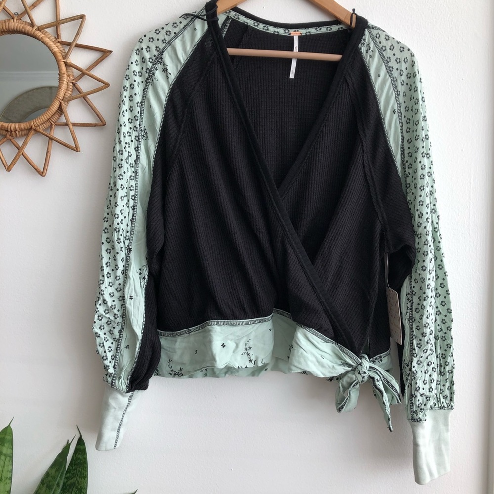 NWT Free People Auxton Thermal top